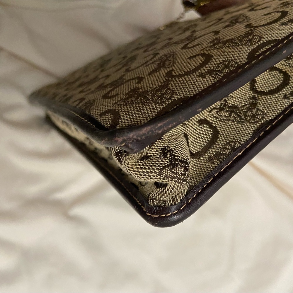 Celine Monogram Clutch in Brown and Black - Picture 5 of 12
